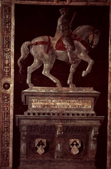 Equestrian Monument of Sir John Hawkwood (1320-94) from Paolo Uccello