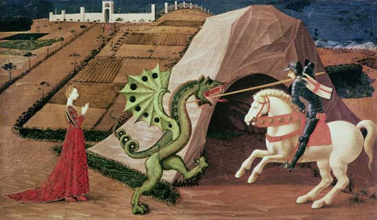 St. Georg und der Drache from Paolo Uccello