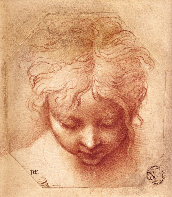 Study of a Head from Parmigianino