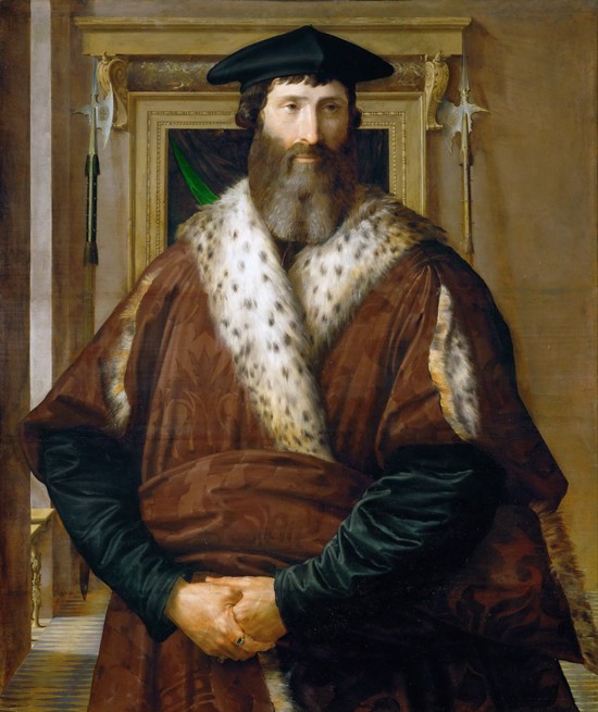 Portrait of a Man (Malatesta Baglione) from Parmigianino