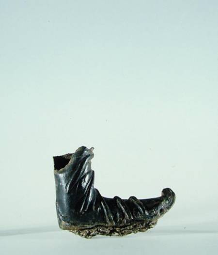 Hellenistic style shoe from a lost statue, from Bardeh Neshandeh, Iran from Parthian School