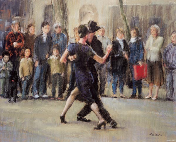 Street Tango (pastel on paper)  from  Pat  Maclaurin