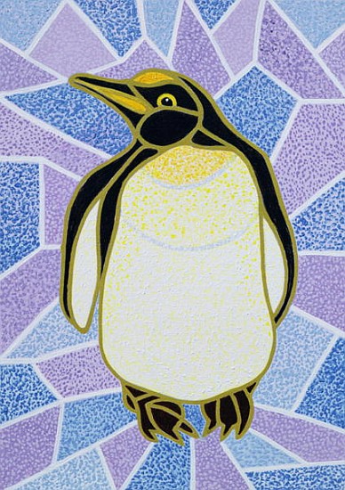 Penguin on Stained Glass from Pat  Scott