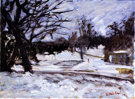 February Snow, 1994 (oil on canvas)  from Patricia  Espir