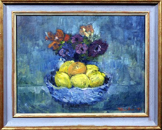 Fruit and Flowers, 1997 (oil on canvas)  from Patricia  Espir