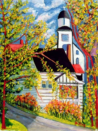 House with Church, Badeck from  Patricia  Eyre