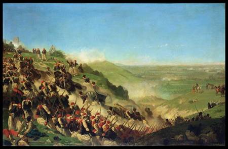 The Battle of Solferino from Paul Alexandre Protais