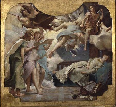 The Dream of St. Cecilia from Paul Baudry