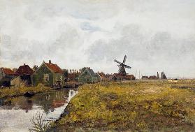 Zaanstreek (Häuser am Kanal)