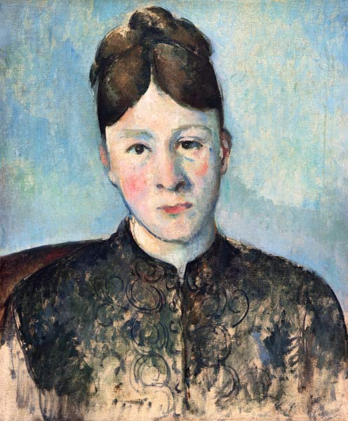Portrait Madame Cézanne ll from Paul Cézanne