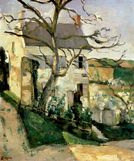 Kahler Baum und Haus. from Paul Cézanne