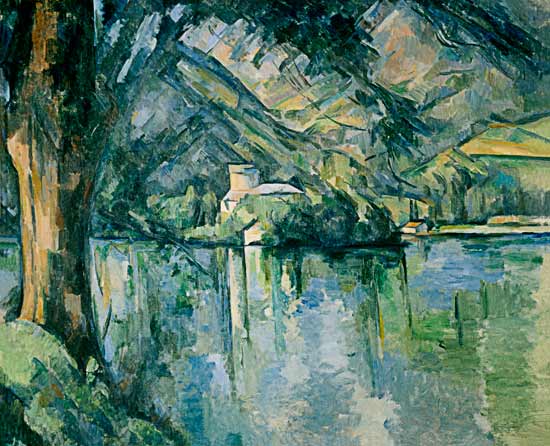 Der See von Annecy from Paul Cézanne