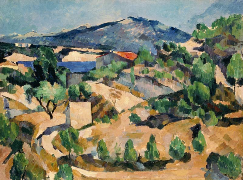 Berge in der französischen Provence from Paul Cézanne