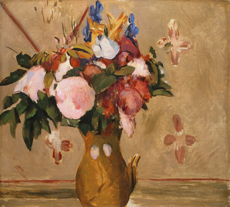 Blumenstrauss in einer braunen Vase II. from Paul Cézanne