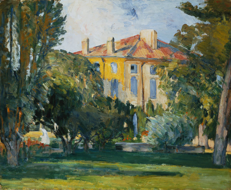 Das Haus in Jas de Bouffan from Paul Cézanne