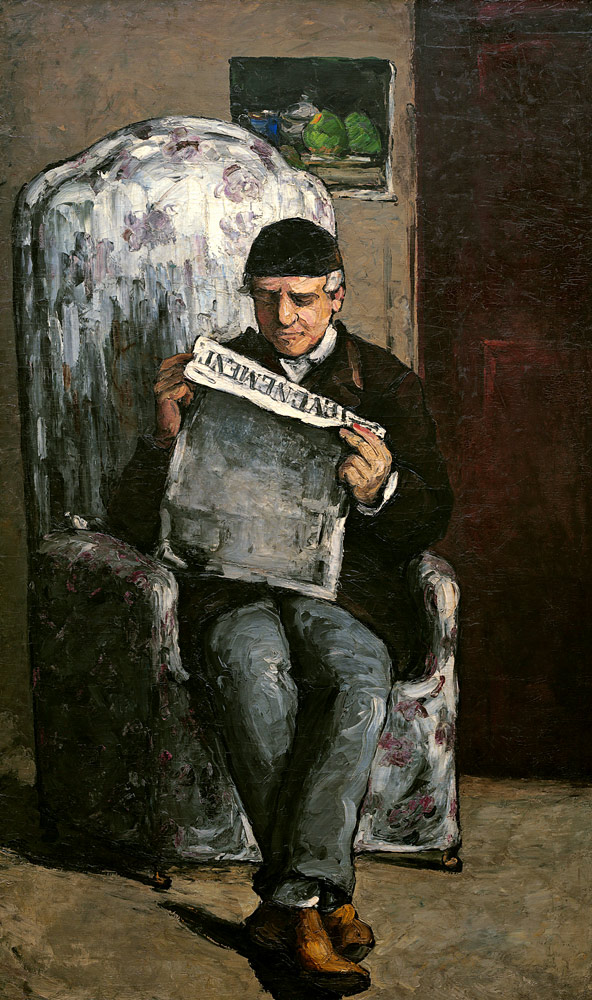 Der Vater des Künstlers beim Zeitunglesen from Paul Cézanne