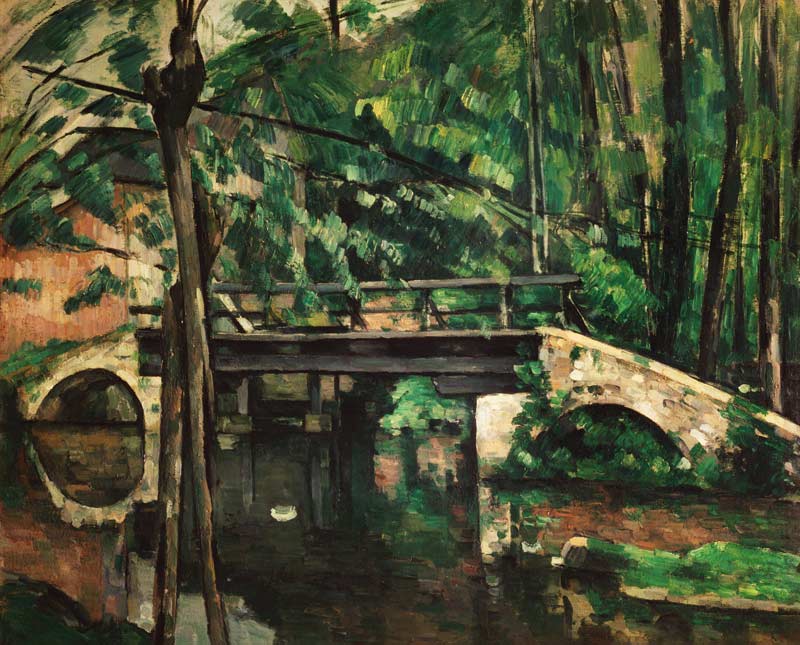 Die Brücke in Maincy. from Paul Cézanne