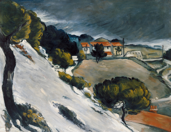 Erster Schnee bei l'Estaque from Paul Cézanne