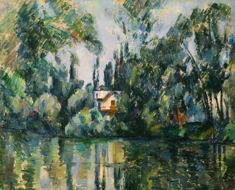 House on the Banks of the Marne from Paul Cézanne
