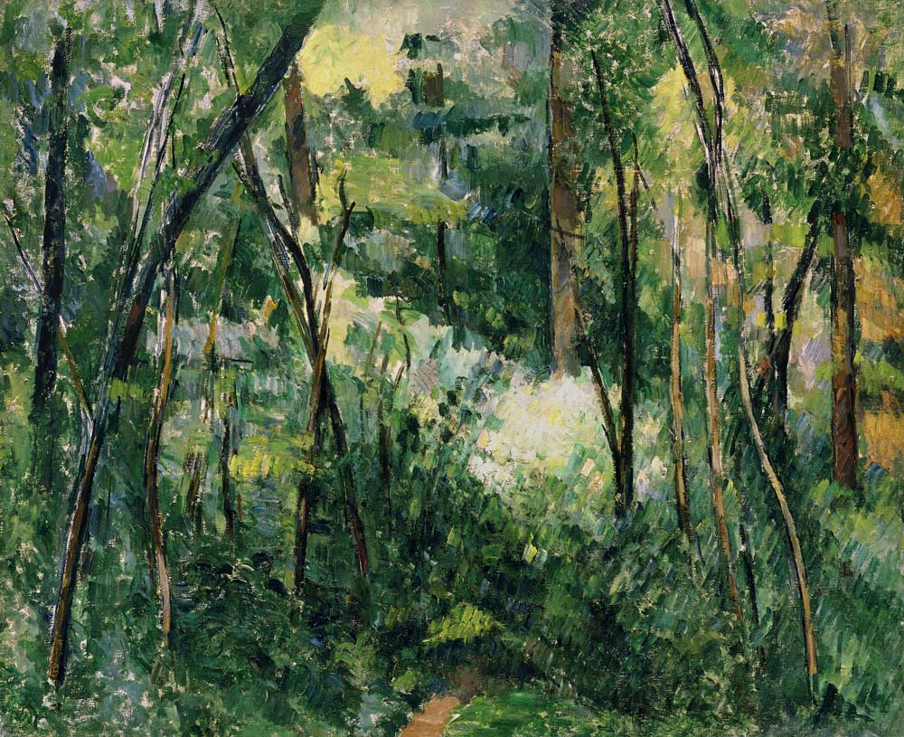Interior of a forest from Paul Cézanne