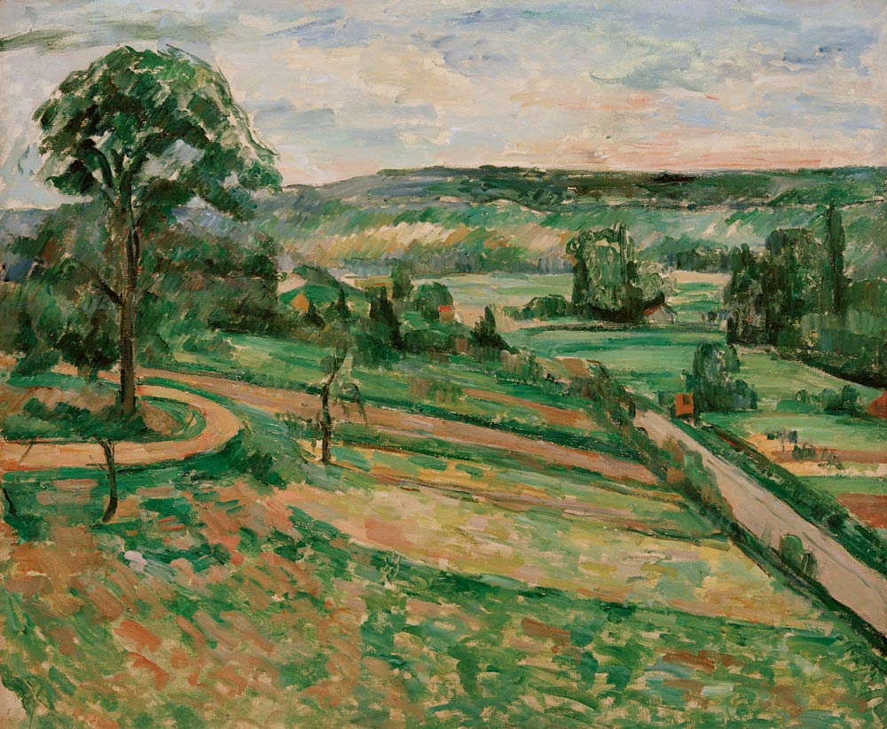 Landschaft bei Auvers-sur-Oise from Paul Cézanne