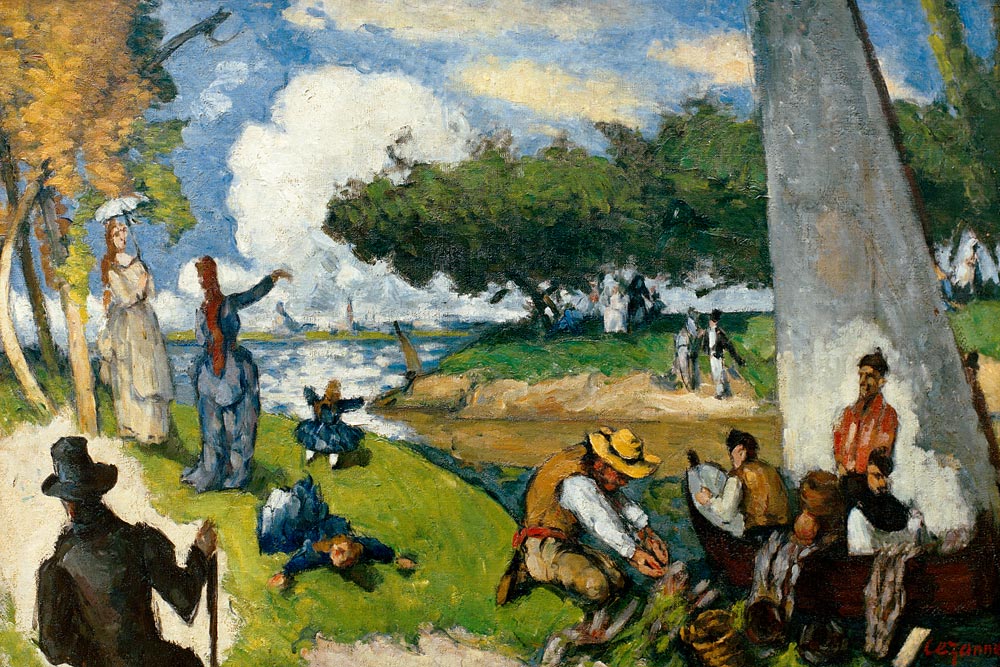 Sunday afternoon from Paul Cézanne