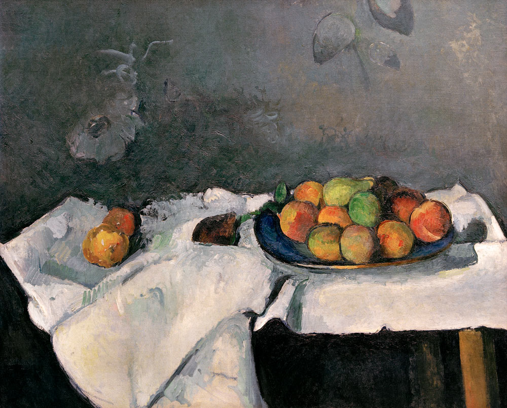 Plate with peaches. from Paul Cézanne
