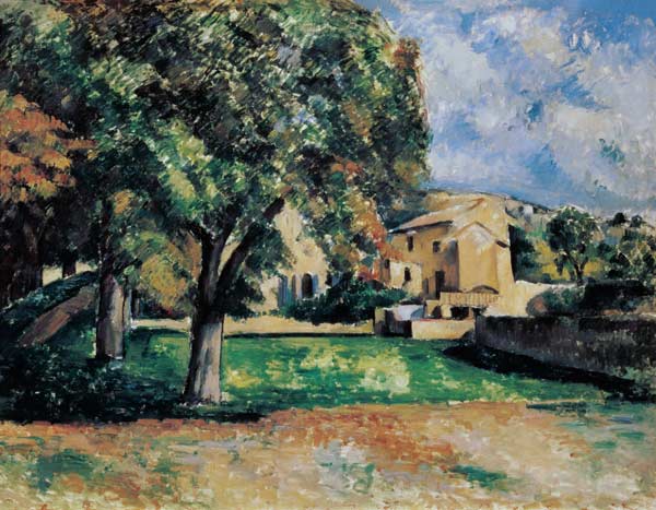 Bäume im Park von Jas de Bouffan from Paul Cézanne