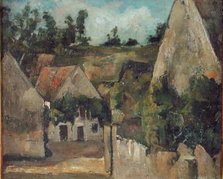 Crossroads at the Rue Remy, Auvers from Paul Cézanne