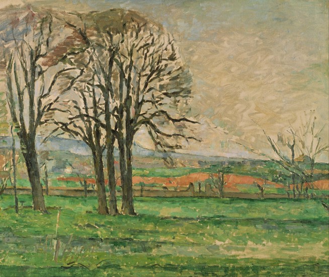 The Bare Trees at Jas de Bouffan from Paul Cézanne