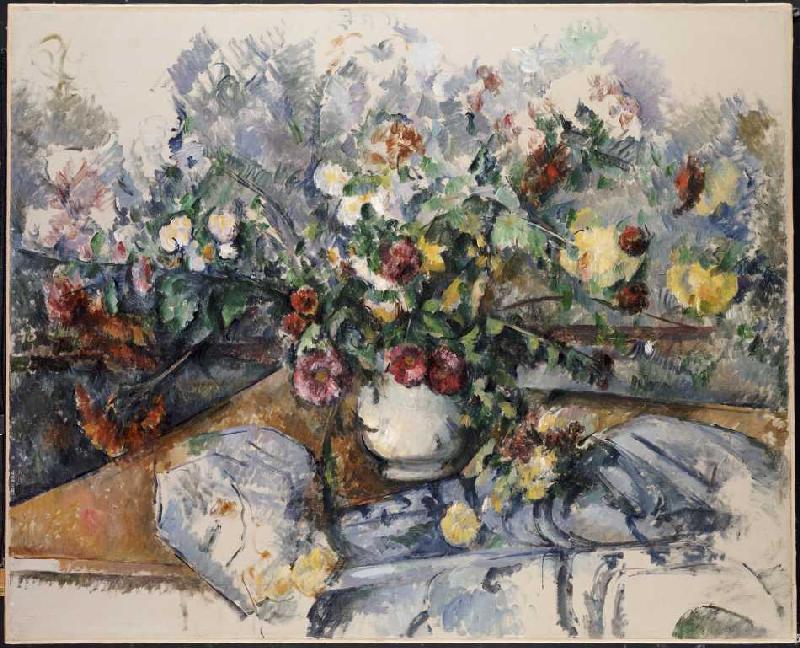 Ein großer Blumenstrauß from Paul Cézanne