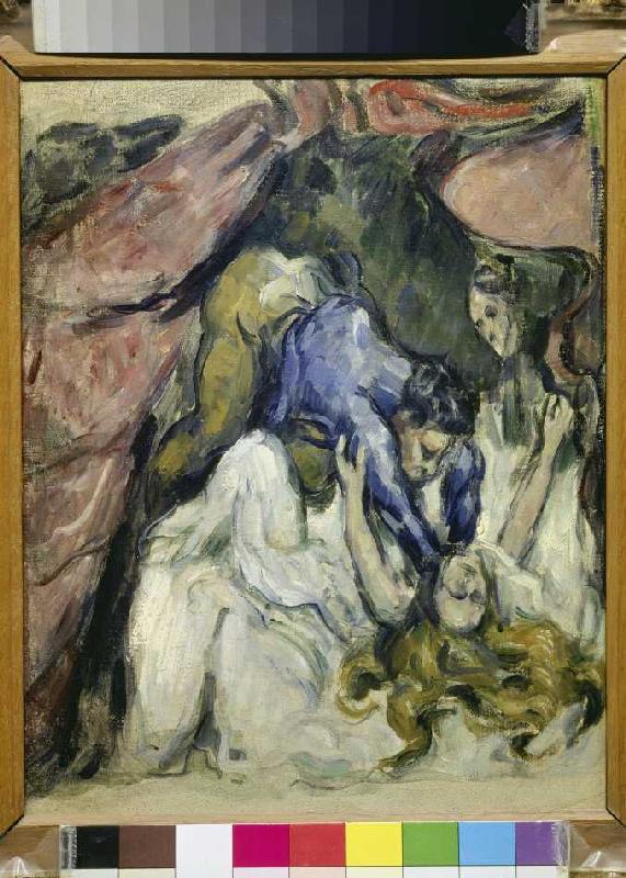 Die erdrosselte Frau. from Paul Cézanne