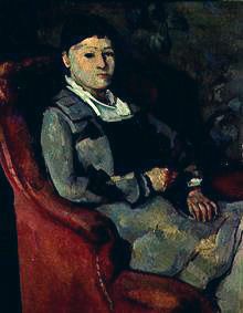 Die Frau des Künstlers im Sessel from Paul Cézanne