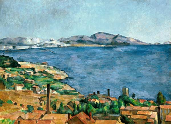 Golf von Marseille, von Estaque aus gesehen from Paul Cézanne