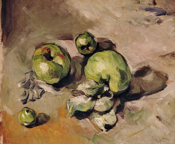 P.Cezanne, Gruene Aepfel from Paul Cézanne