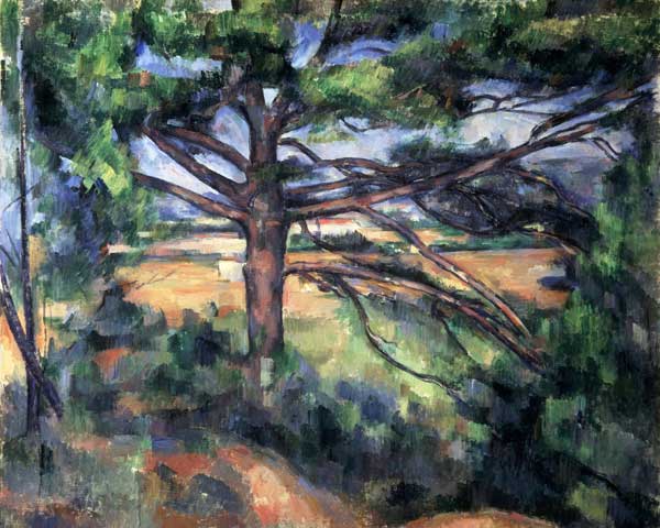 A big pine tree near Aix from Paul Cézanne