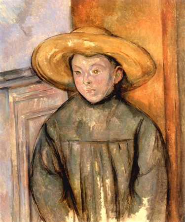 Kind mit Strohhut from Paul Cézanne
