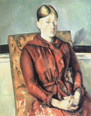 Madame Cézanne im gelben Lehnstuhl from Paul Cézanne