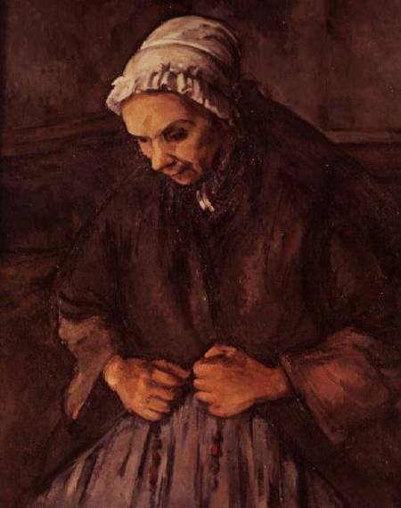 Old Woman with a Rosary from Paul Cézanne