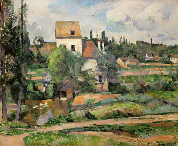 Moulin de la Couleuvre at Pontoise (for detail see 67881) from Paul Cézanne