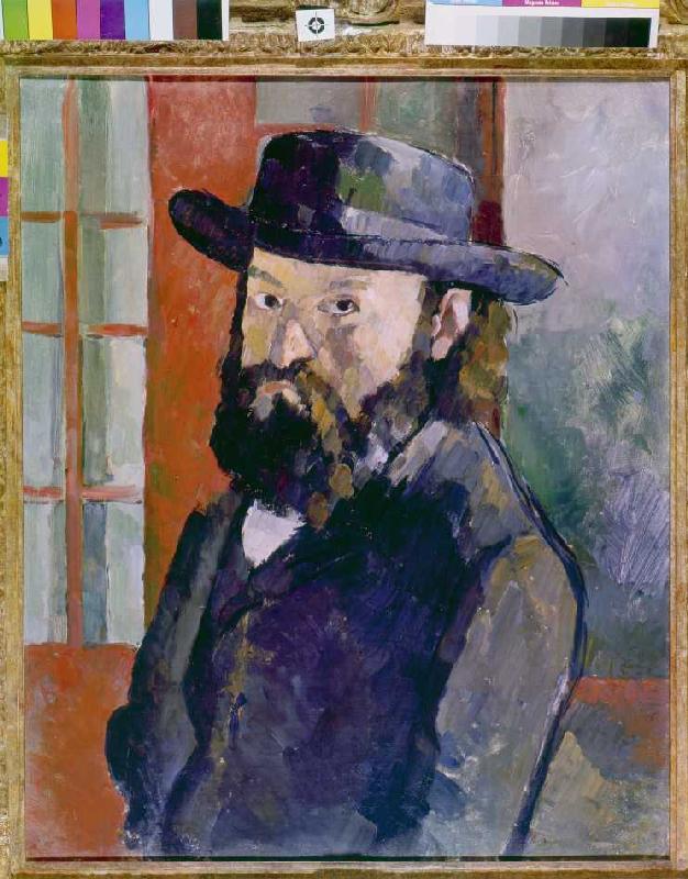 Selbstbildnis from Paul Cézanne