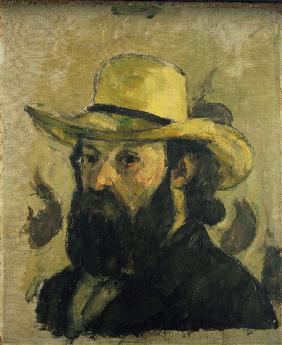 Self-Portrait in a Straw Hat