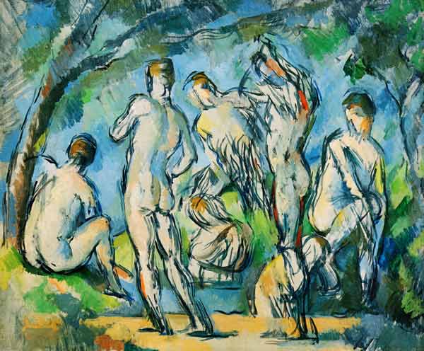 Seven Bathers from Paul Cézanne