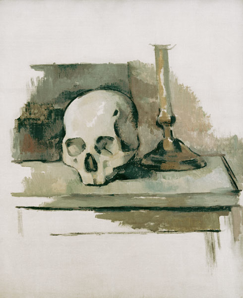 Still life with skull from Paul Cézanne