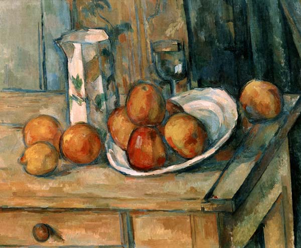 Stilleben mit Milchkrug from Paul Cézanne