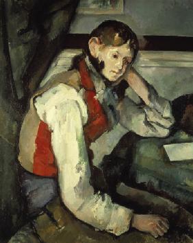 Young Man with red Waistcoat