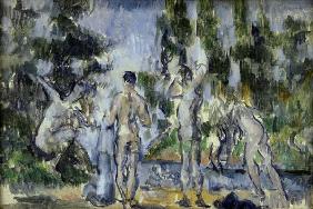 P.Cezanne, Badende (1890/1900)