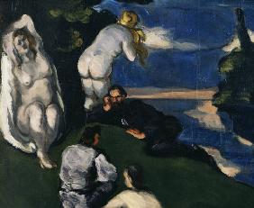 P.Cezanne, Pastorale / Ausschnitt