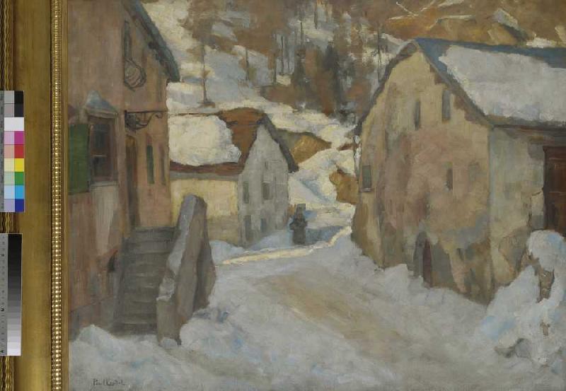 Dorfstraße im Winter from Paul Crodel