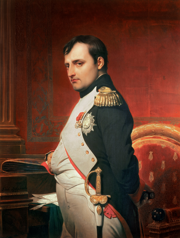 Napoleon (1769-1821) in seinem Herrenzimmer from Paul Delaroche